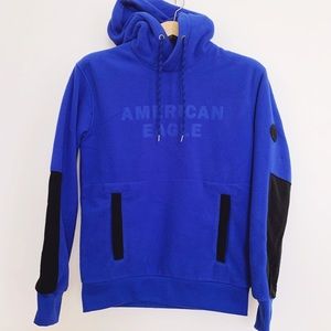 American Eagle Men’s Blue Fleece Hoodie